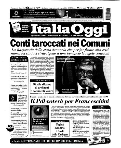 Italia oggi : quotidiano di economia finanza e politica